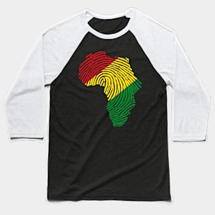 Black history fingerprint Baseball T-Shirt